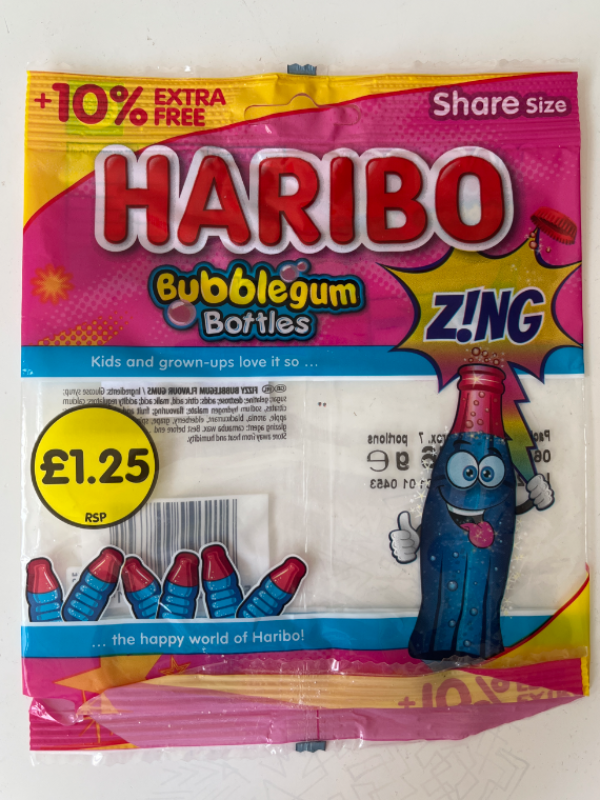 Bubblegum bottles